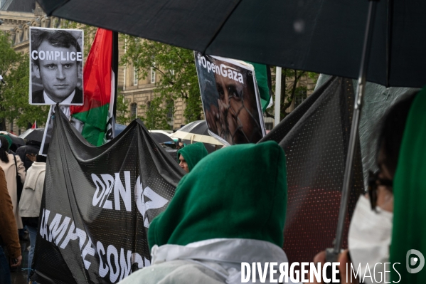 Manifestation de soutien au peuple palestinien