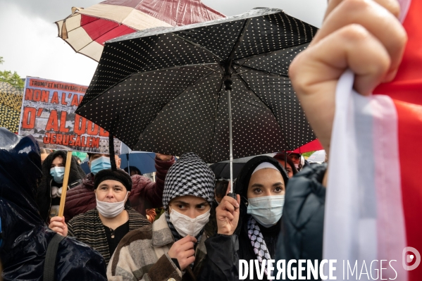 Manifestation de soutien au peuple palestinien