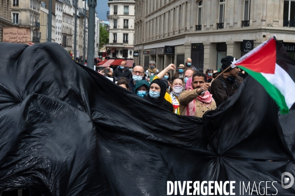 Manifestation de soutien au peuple palestinien