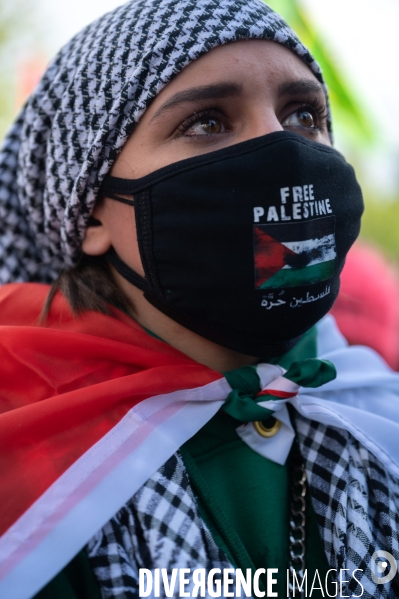 Manifestation de soutien au peuple palestinien