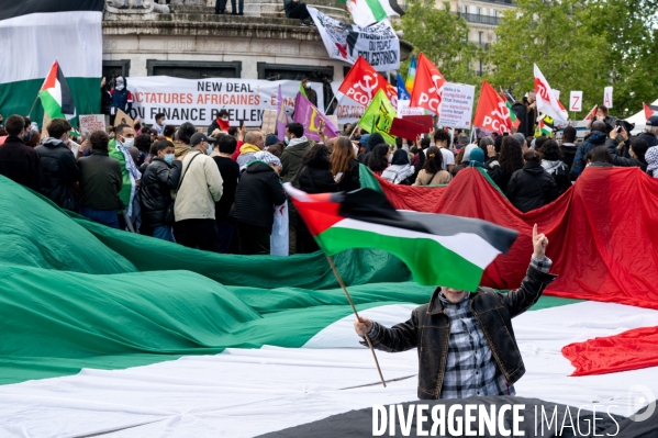 Manifestation de soutien au peuple palestinien