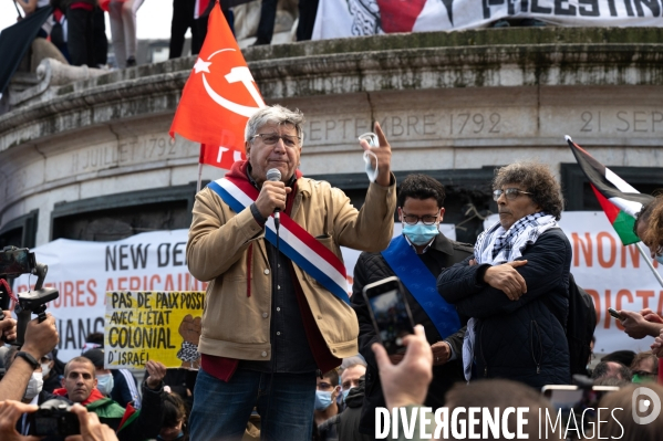 Manifestation de soutien au peuple palestinien