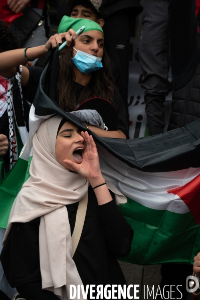 Manifestation de soutien au peuple palestinien