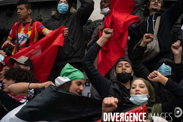 Manifestation de soutien au peuple palestinien