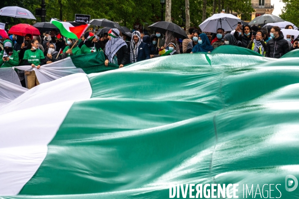 Manifestation de soutien au peuple palestinien