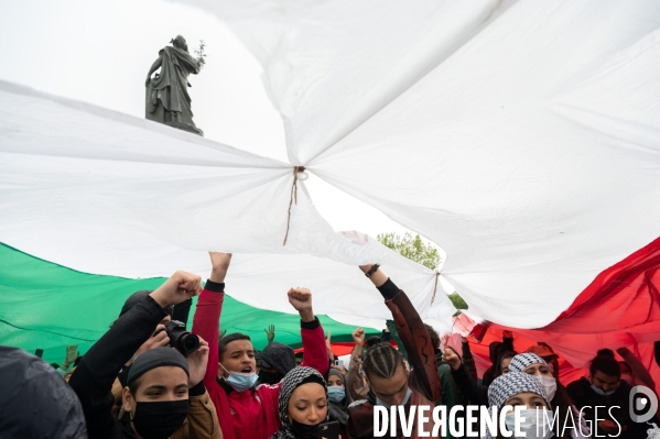 Manifestation de soutien au peuple palestinien