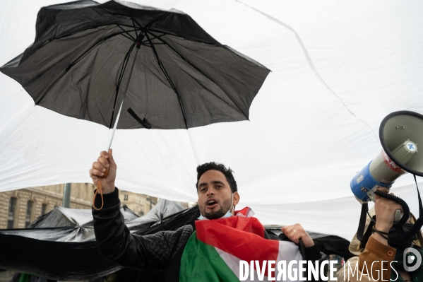 Manifestation de soutien au peuple palestinien