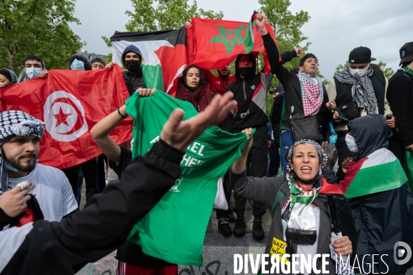 Manifestation de soutien au peuple palestinien