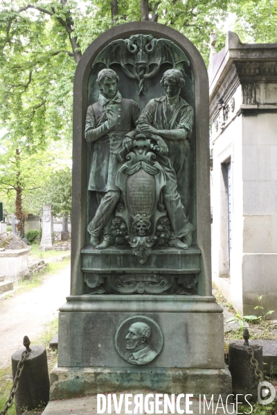 Personnalites du pere lachaise et rites divers