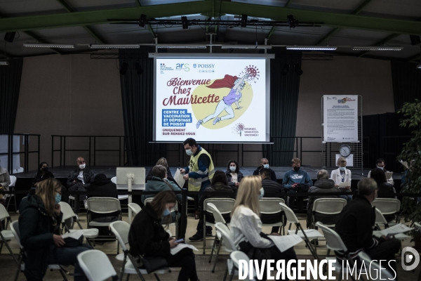 Centre de vaccination « chez Mauricette ».