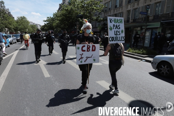 Cannaparade 2021 à Paris