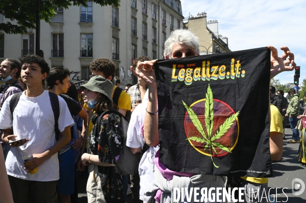 Cannaparade 2021. Marche Mondiale pour le Cannabis