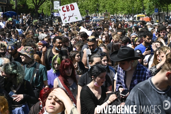 Cannaparade 2021. Marche Mondiale pour le Cannabis