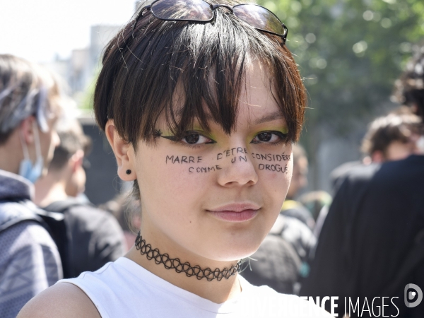 Cannaparade 2021. Marche Mondiale pour le Cannabis