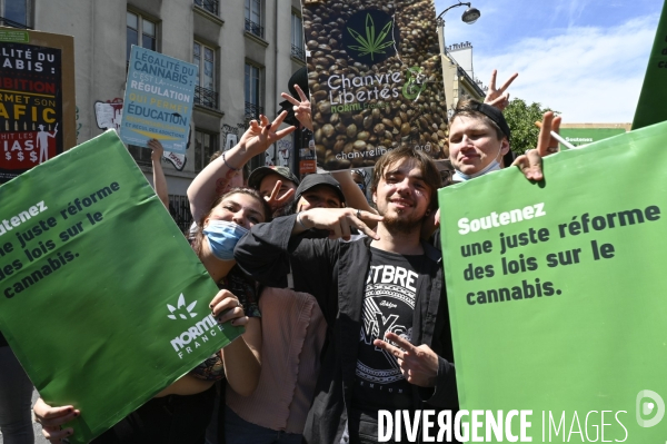 Cannaparade 2021. Marche Mondiale pour le Cannabis