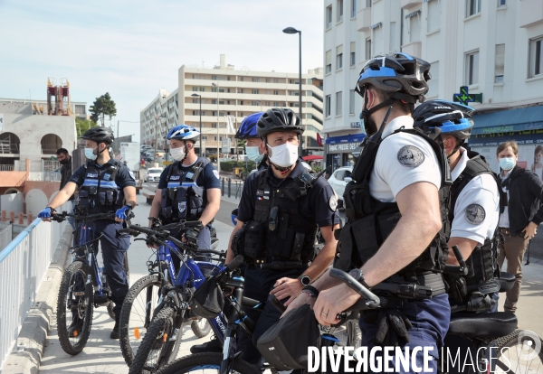 Brigades VTT pour surveiller les plages de Marseille