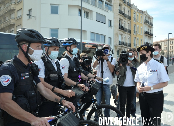 Brigades VTT pour surveiller les plages de Marseille