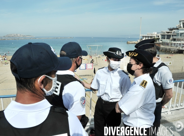 Brigades VTT pour surveiller les plages de Marseille