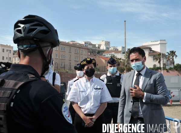 Brigades VTT pour surveiller les plages de Marseille