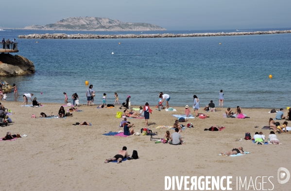 Brigades VTT pour surveiller les plages de Marseille