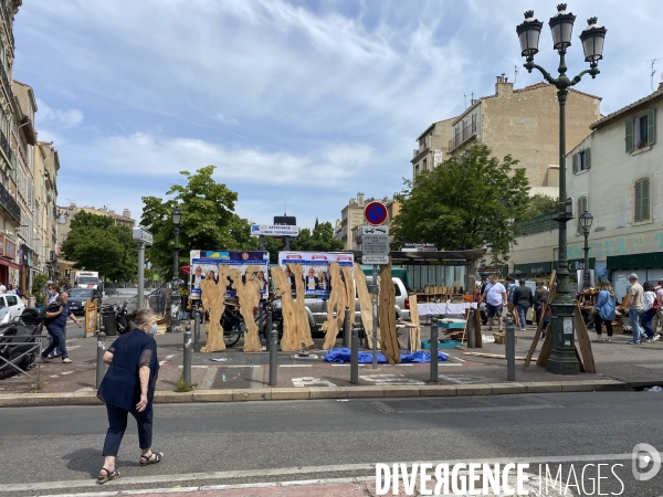 Affichage électoral Marseille