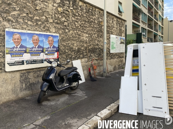 Affichage électoral Marseille