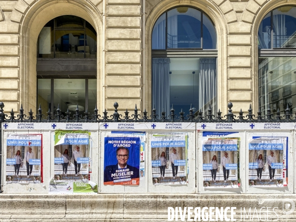 Affichage électoral Marseille