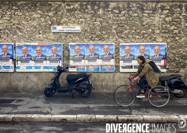 Affichage électoral Marseille