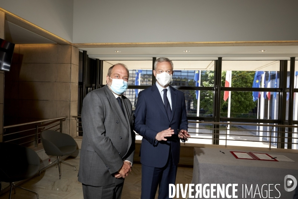Dispositif d accompagnement des entreprises dans la sortie de crise par Bruno Le Maire et Eric Dupond-Moretti