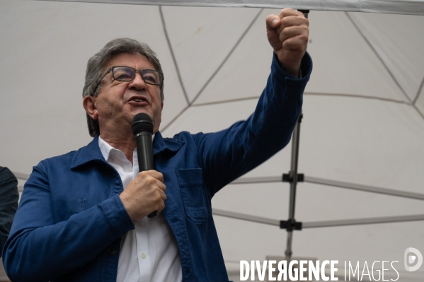 Jean-Luc Mélenchon soutien Danielle Simonnet. Election législative.