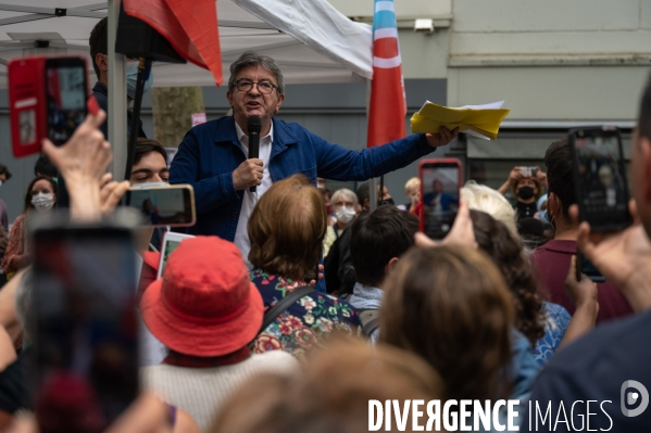 Jean-Luc Mélenchon soutien Danielle Simonnet. Election législative.