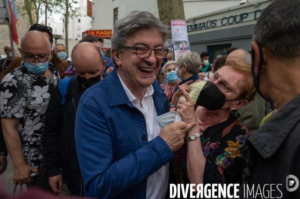 Jean-Luc Mélenchon soutien Danielle Simonnet. Election législative.