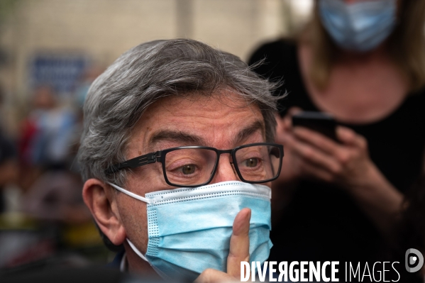 Jean-Luc Mélenchon soutien Danielle Simonnet. Election législative.