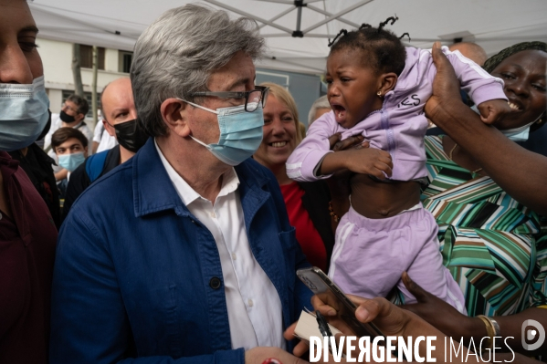 Jean-Luc Mélenchon soutien Danielle Simonnet. Election législative.