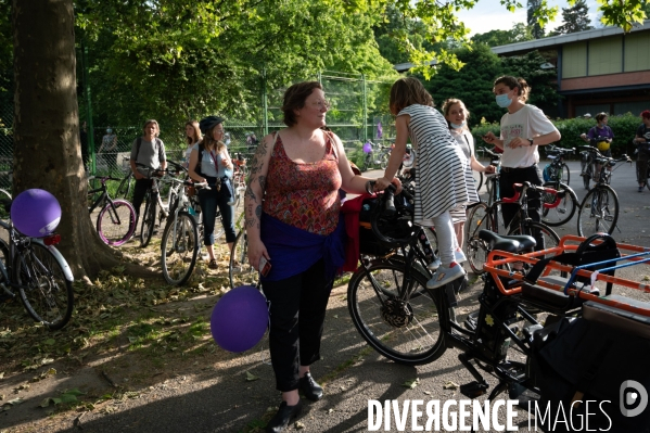 Appel à la grève féministe du 14 juin, à vélo - Genève