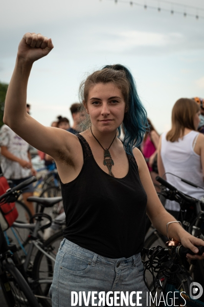 Appel à la grève féministe du 14 juin, à vélo - Genève