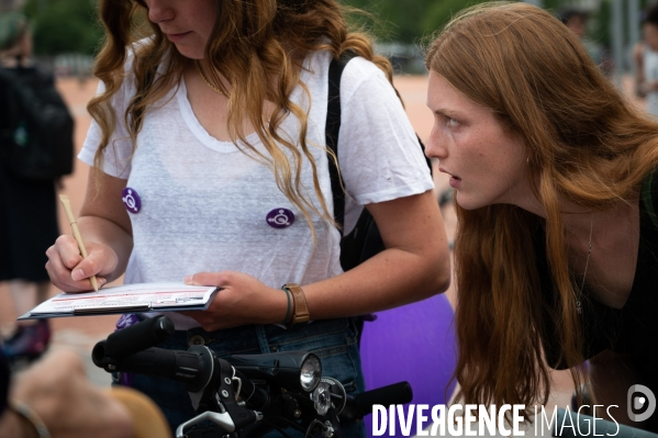 Appel à la grève féministe du 14 juin, à vélo - Genève