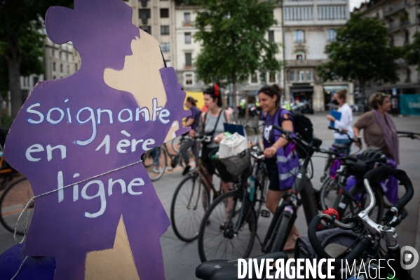 Appel à la grève féministe du 14 juin, à vélo - Genève