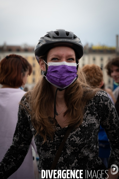 Appel à la grève féministe du 14 juin, à vélo - Genève