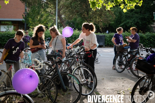 Appel à la grève féministe du 14 juin, à vélo - Genève