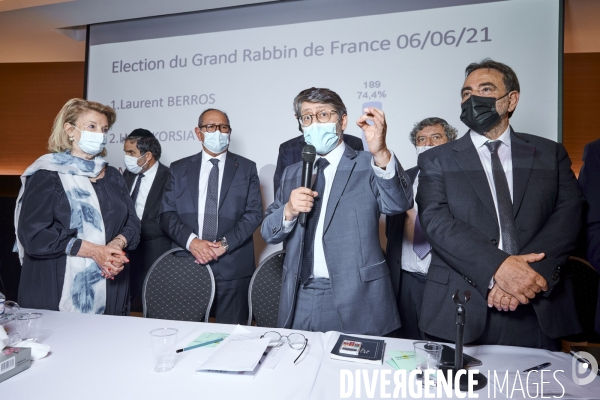 Election du Grand Rabbin de France Haim Korsia