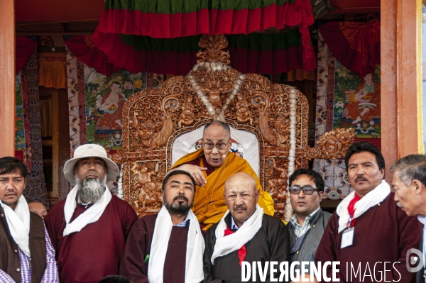 Le Dalai Lama au Zanskar