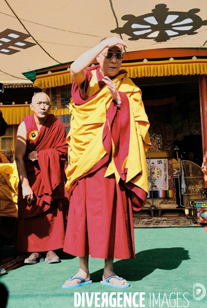 Le Dalai Lama au Zanskar