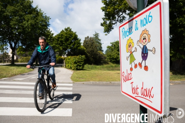 Place au vélo dans le Morbihan