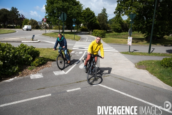 Place au vélo dans le Morbihan