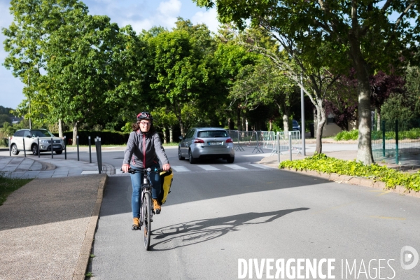 Place au vélo dans le Morbihan