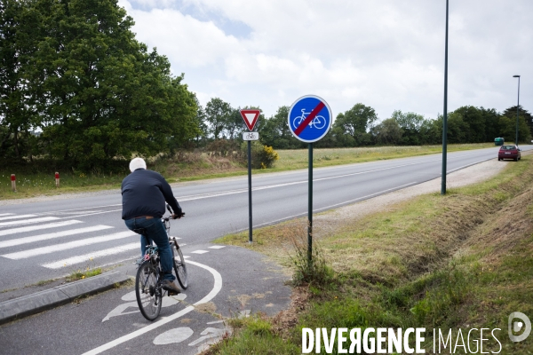 Place au vélo dans le Morbihan