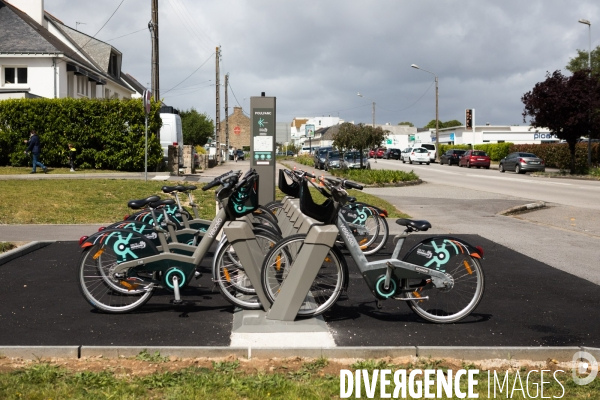 Place au vélo dans le Morbihan