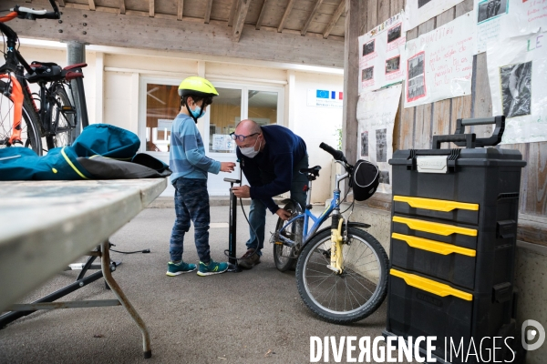 Place au vélo dans le Morbihan