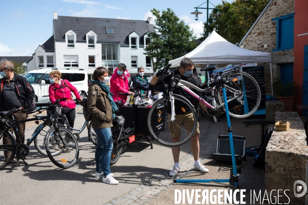 Place au vélo dans le Morbihan